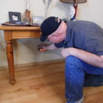 During home inspections, Ron Lane checks electrical